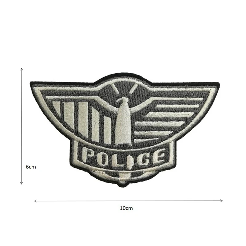 Blade Runner Tyrell Genetic Replicants Owl Uniform Movie TV Iron On Sew On Patch Cosplay Comstume scrapbooking accessories - Color: Antique Zinc