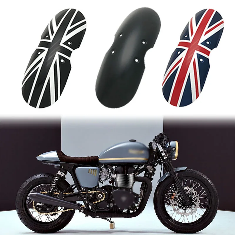 7 Colors Cafe Racer Motorcycle Short Front Fender Mask Splash Mudguard Fairing Chopper fit for Scrambler T100 2001-2016 | Автомобили и