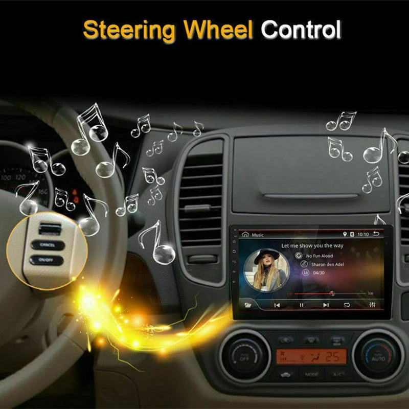 

Car Radio 10.1 Inch HD Car GPS Navigation FM Bluetooth AVIN Navitel 2019 latest Sat nav Truck gps navigators automobile