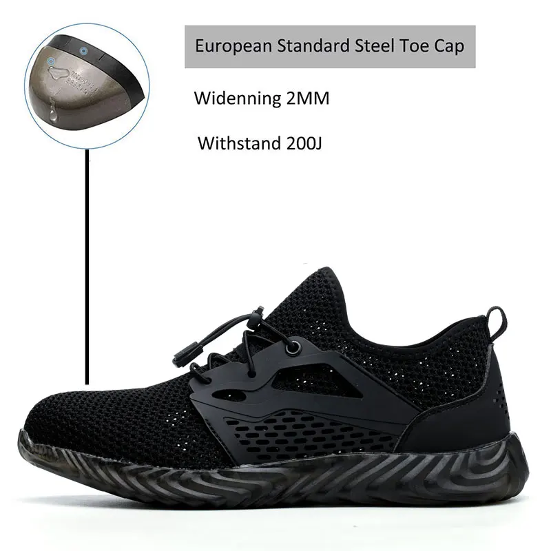 Защитная обувь SUADEX для мужчин и женщин всесезонные рабочие ботинки со стальным