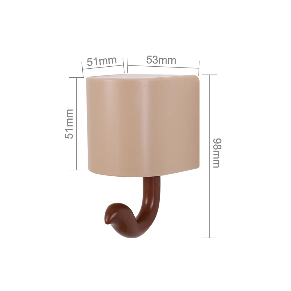 

Strong Adhesive Squirrel Hooks for Bathroom Creative Wall Sticker Wall Deco Clothes Coat Hat Hanger Rustproof Hooks for Kitchen