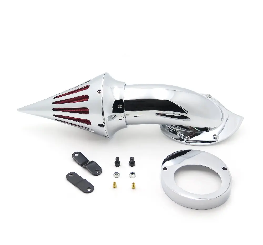 Aftermarket мотоцикл части Воздухоочиститель наборы Впускной фильтр для Yamaha Vstar V-Star 650 весь год 1986-2012 ХРОМ