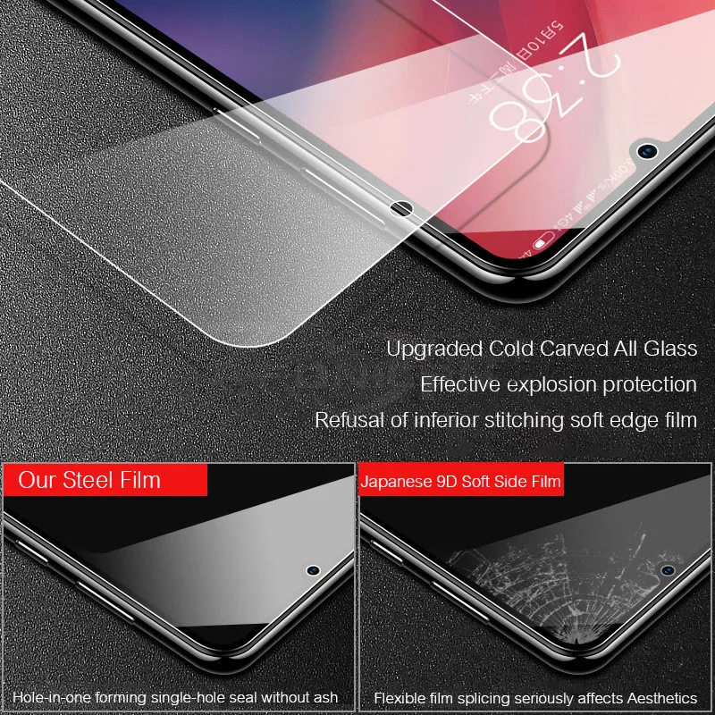 3 шт 9H закаленное стекло для Xiaomi Redmi Note 7 6 Pro Защитная пленка экрана 6A 5A 4A S защитное |