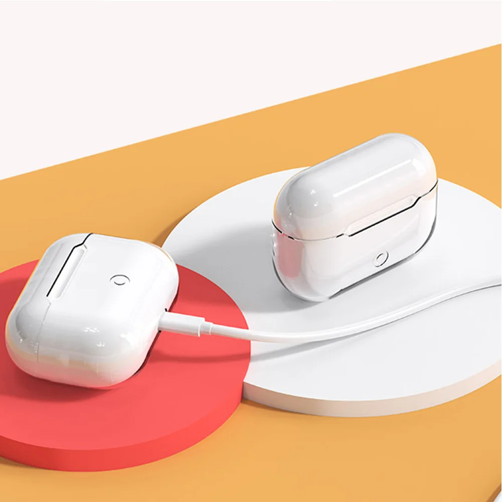 Кристально чистые наушники мягкий чехол для AirPods Pro 3 Силиконовая Беспроводная Bluetooth гарнитура противоударный Прозрачный чехол для Air Pod