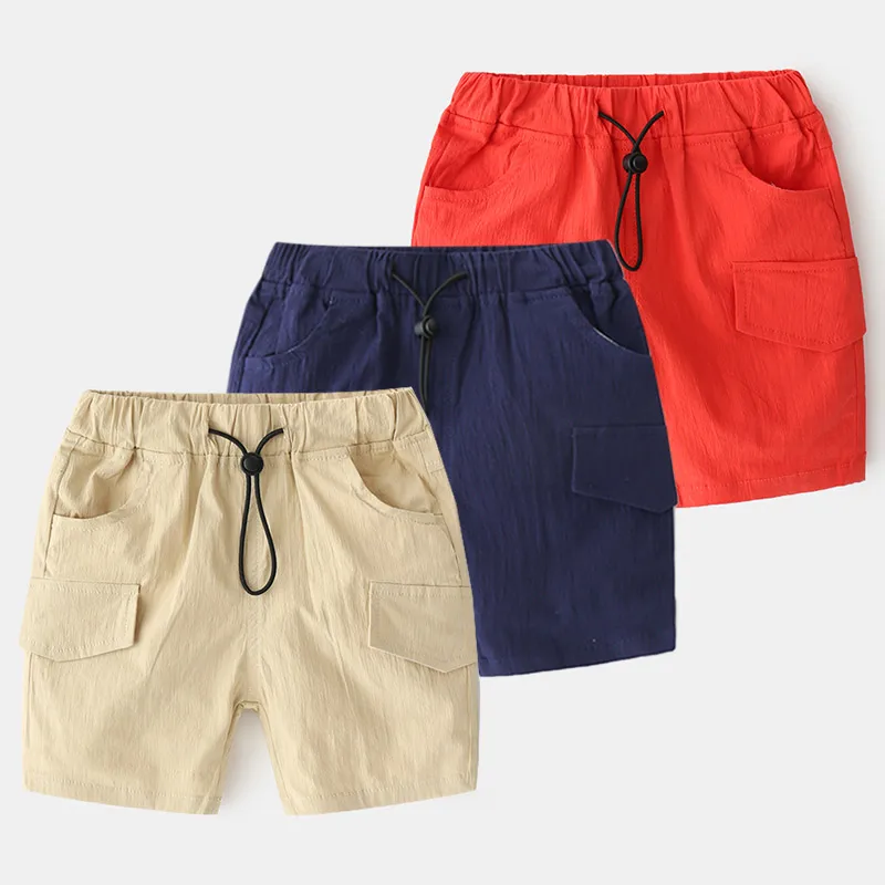 

Boys Causal Trousers 2021 Kids Summer Clothes Adjustable Elastic Girls Children Beach Shorts Pants Loose Comfortable 2-12Yrs Hot