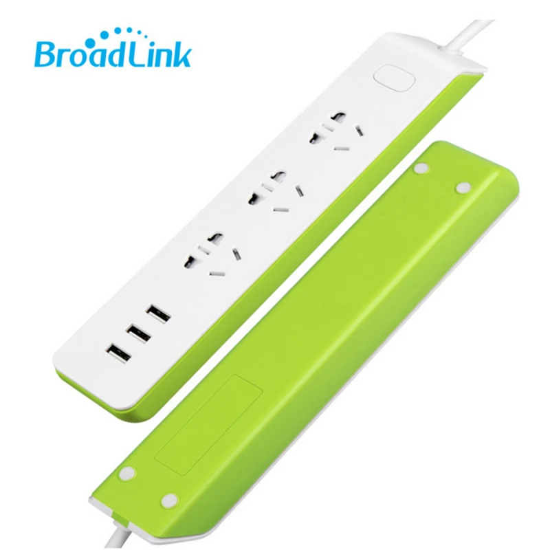 Удлинитель питания Broadlink MP2 для умного дома штепсельная вилка с таймером Wi Fi