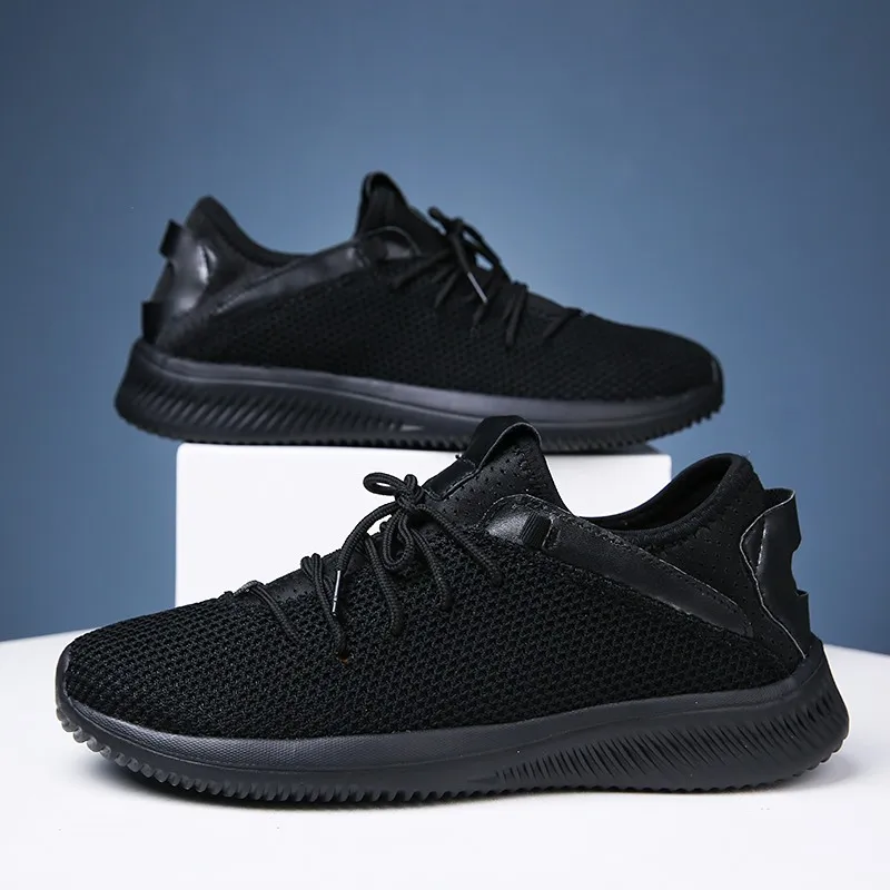 Tennis Shoes Sport Men Non Slip Ultra Lightweight Black Mesh Walking Gym Sneakers Zapatillas Tenis De Hombre Training Shoe | Спорт и