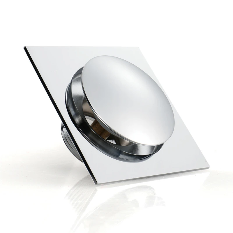 1 шт. сливное квадратное ситечко для ванной комнаты покрытие с защитой от запаха