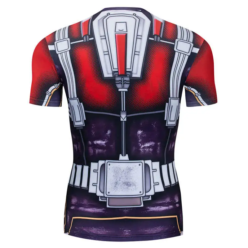 Новые компрессионные футболки Мстители 4 Endgame квантовый Бэтмен Робин 3D печатные футболки Мужская футболка короткий рукав косплей костюм