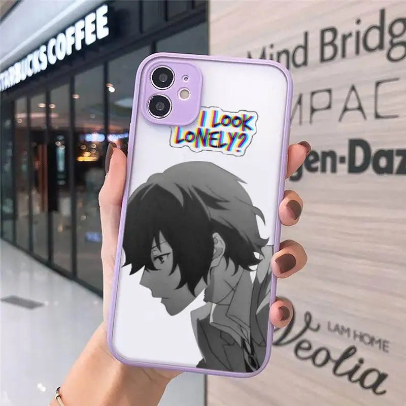 

Anime Bungou Stray Dogs Phone Cases Matte For iPhone 12 Mini 11 Pro XR XS Max 7 8 Plus X Hard PC Back Cover