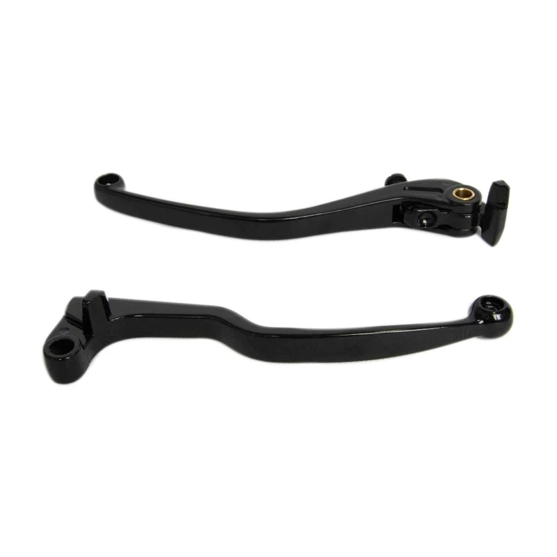 

Motorcycle 2 Brake Clutch Hand Lever Black for Yamaha 2004-2012 YZFR1 R1 2005-2012 YZFR6 R6 Black