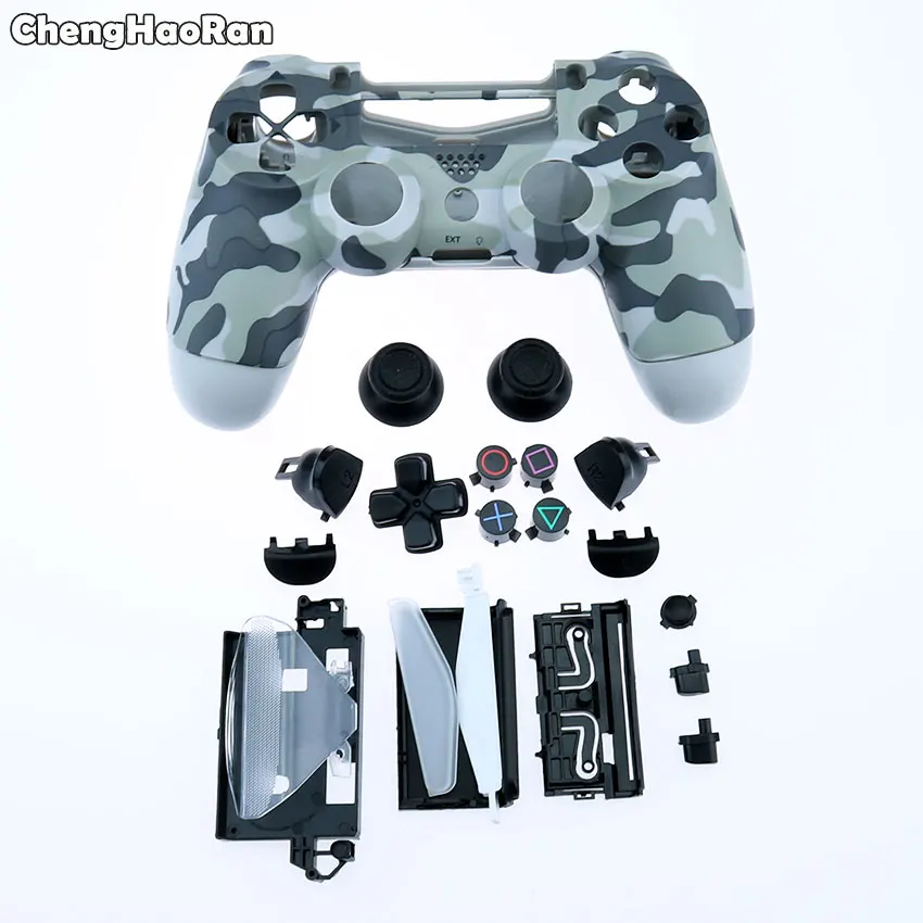 14 ChengHaoRan Полный Корпус с кнопками мод комплект для Sony PS4 Pro Slim 4,0 V2 JDS-040 JDM 040 контроллер корпус Оболочка Чехол - Цвет: 14