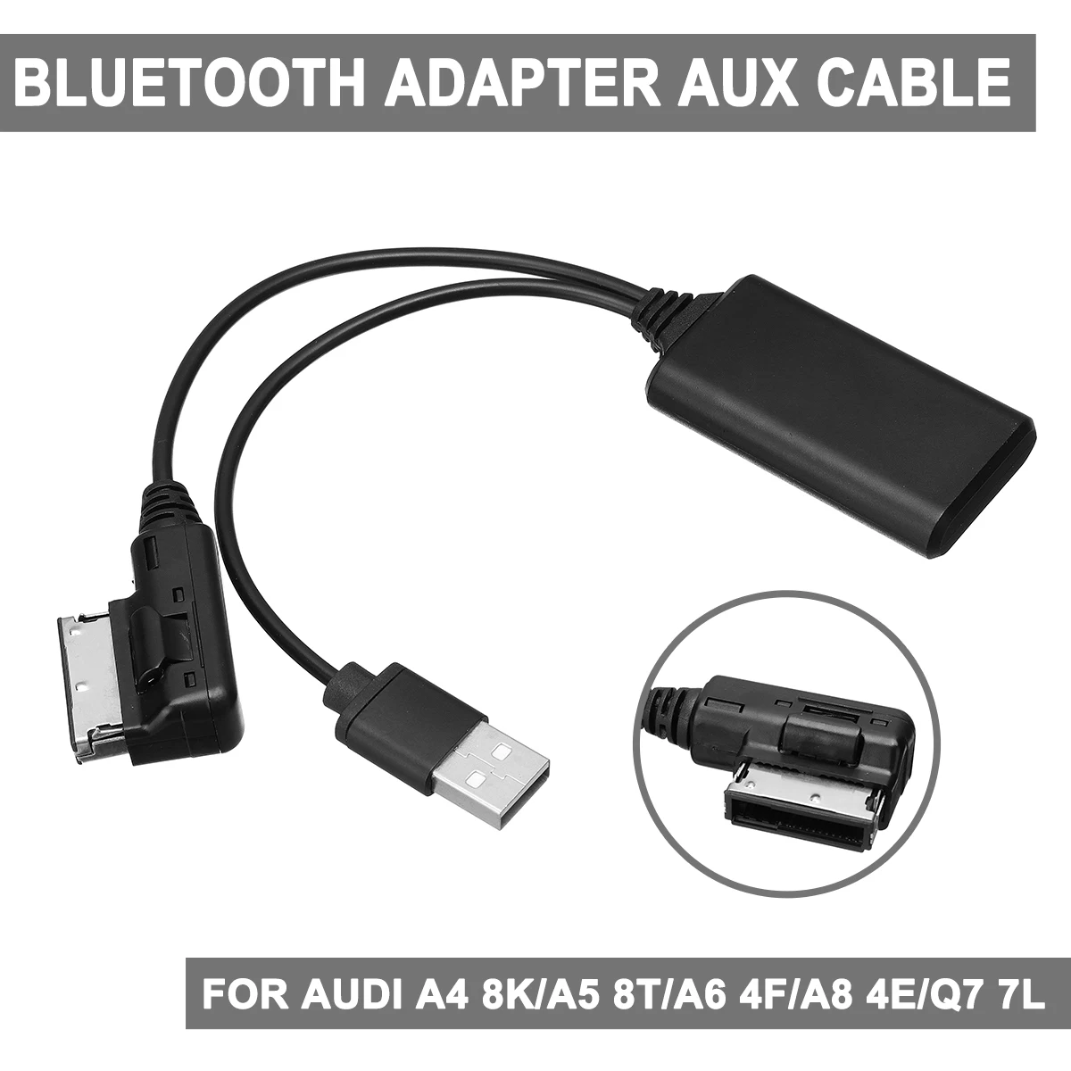 Беспроводной bluetooth USB AUX адаптер для AMI MMI 2G Mini AUDI A5 8T A6 4F A8 4E Q7 7L музыкального