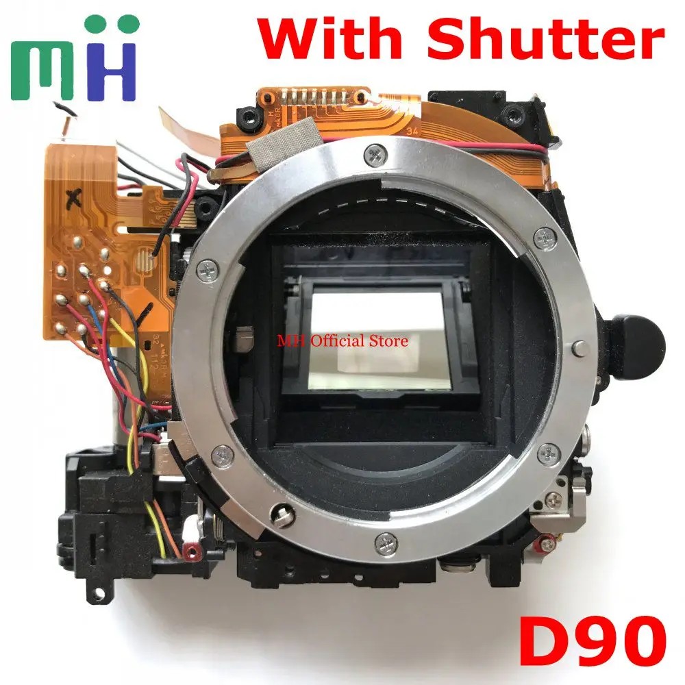 Подержанная зеркальная коробка для Nikon D90 передний основной корпус байонетная