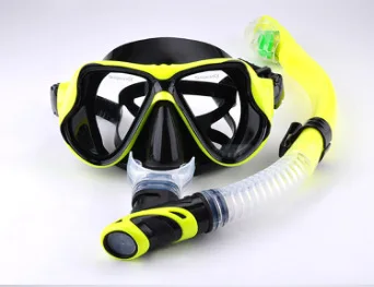 Очки для дайвинга полностью сухие дыхательные трубки зеркало плавания большая