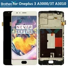 ЖК-экран AMOLED для Oneplus 3 3T, ЖК-дисплей для Oneplus3T A3010A3000, сенсорный экран в сборе, сенсорный дигитайзер, запчасти для телефона