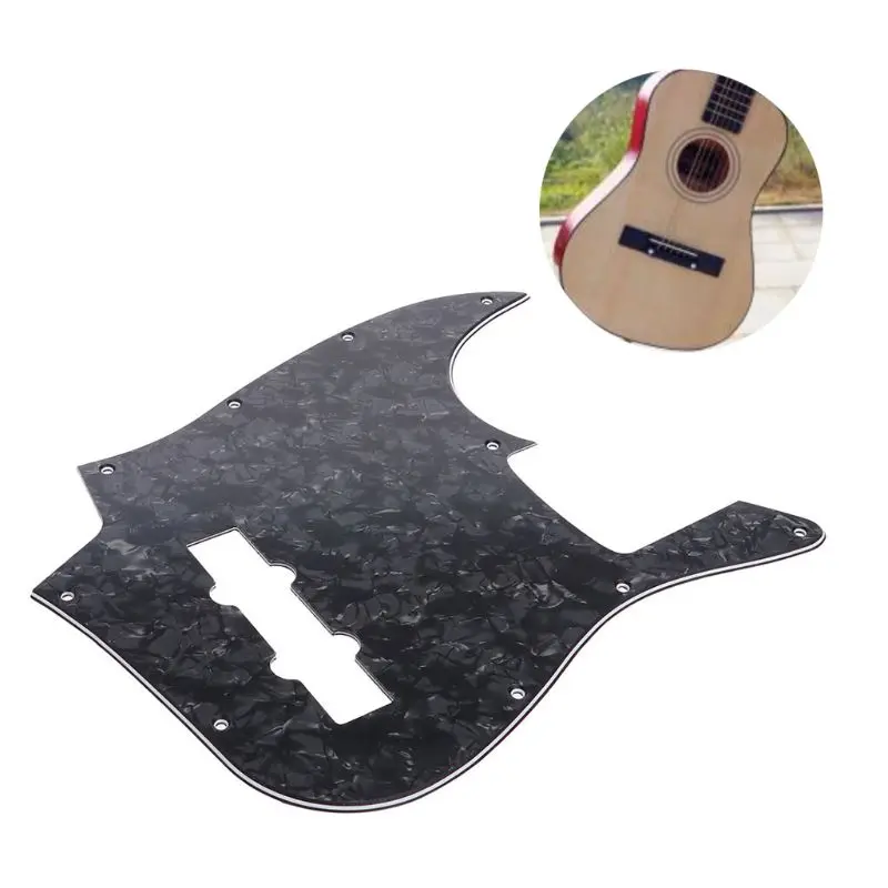 Черный груша гитары Стандартный накладку 3 слоя защитная пластина для джаз бас
