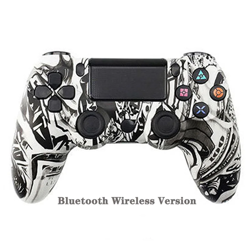 Bluetooth version 5 WUIYBN геймпад PS4 контроллер Bluetooth беспроводной/USB проводной джойстик для SONY Playstation 4 игровой автомат консоль ПК паровой - Цвет: Bluetooth version 5
