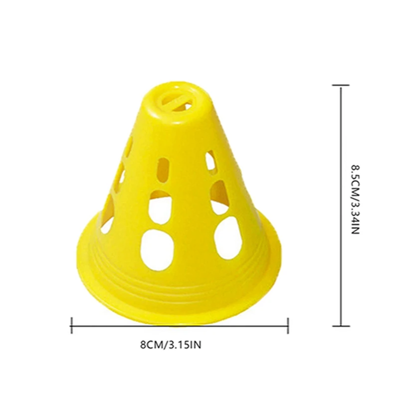 

20pcs / lot Skating Marker Cones, Soccer Marker Speed Training Equipment Slalom