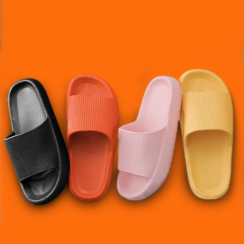 

Summer Slippers Shower Sandal EVA Flip Flops Pool Shoes Slide Massage Drainage Holes Non-Slip Light Bathroom Indoor Women Men