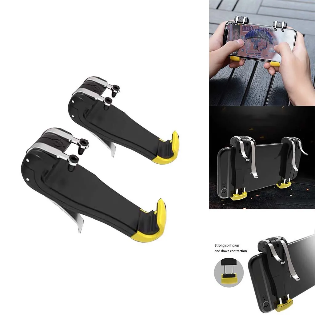 1 пара игровой триггер для мобильных телефонов кнопка огня ручка шутера L1R1