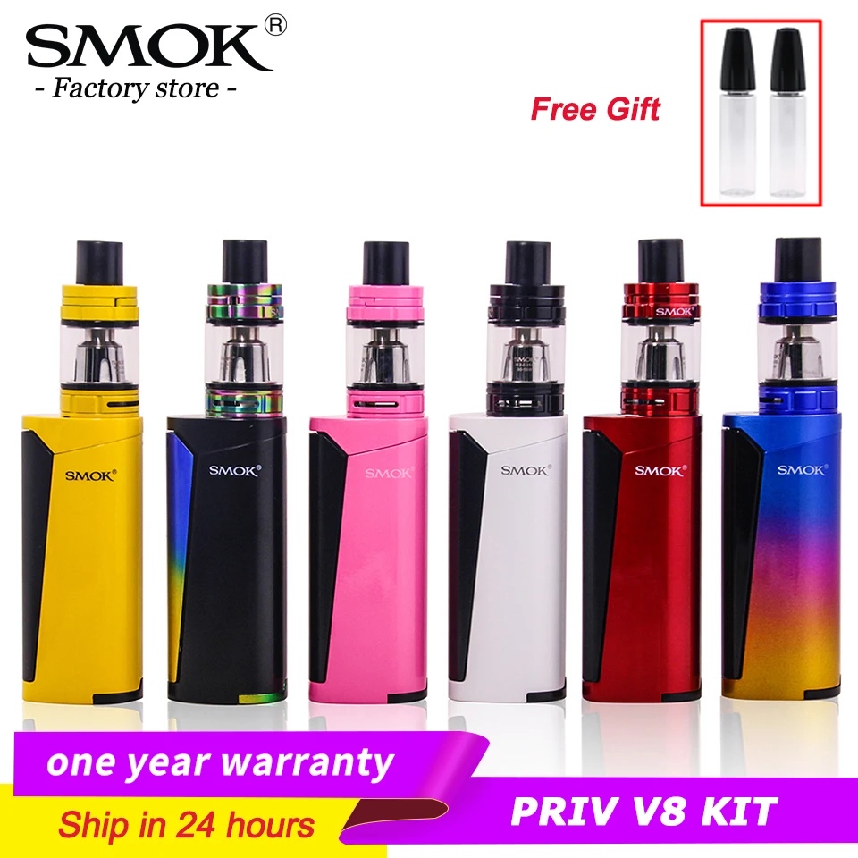Оригинальный набор SMOK PRIV V8 3 мл TFV8 Baby Beast Tank вейп-комплект электронной сигареты