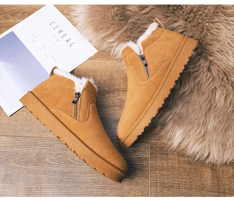 Bota Masculina/Новое поступление года; мужские ботинки на меху; теплая зимняя мужская рабочая обувь; модная обувь на резиновой подошве; размеры 39-45