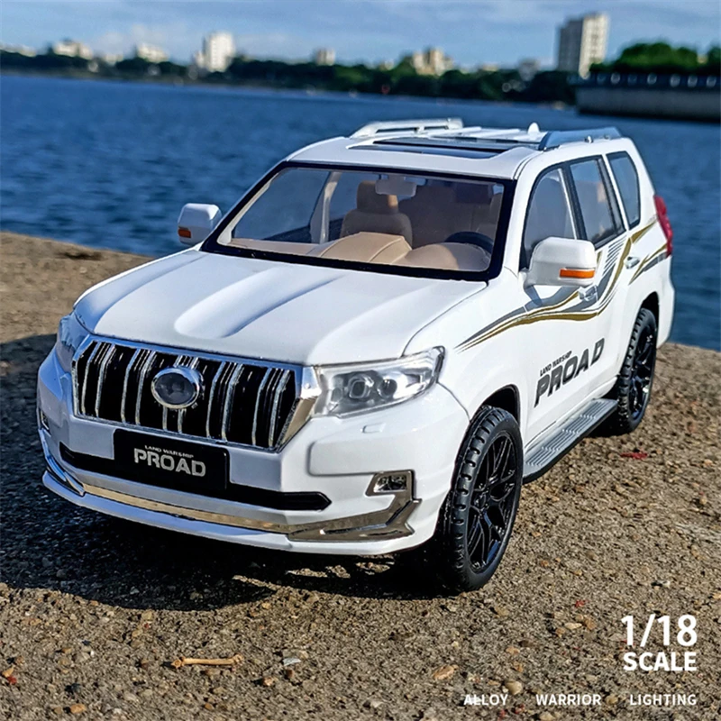 Модель автомобиля 1:18 TOYOTA Prado SUV из сплава литая металлическая игрушка модель