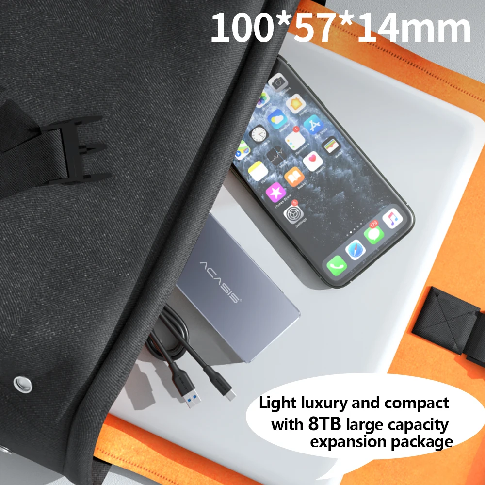 

ACASIS USB 4.0 Mobile M.2 Nvme Enclosure 40Gbps Type C Interface Compatible with Thunderbolt 3 /4 and USB 4/ 3.2/3.1/3.0