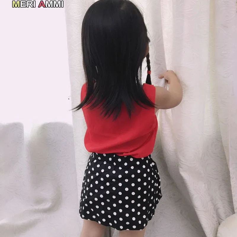 Мери Ами комплект одежды из 2 предметов детский для девочек с бантом платье-майка