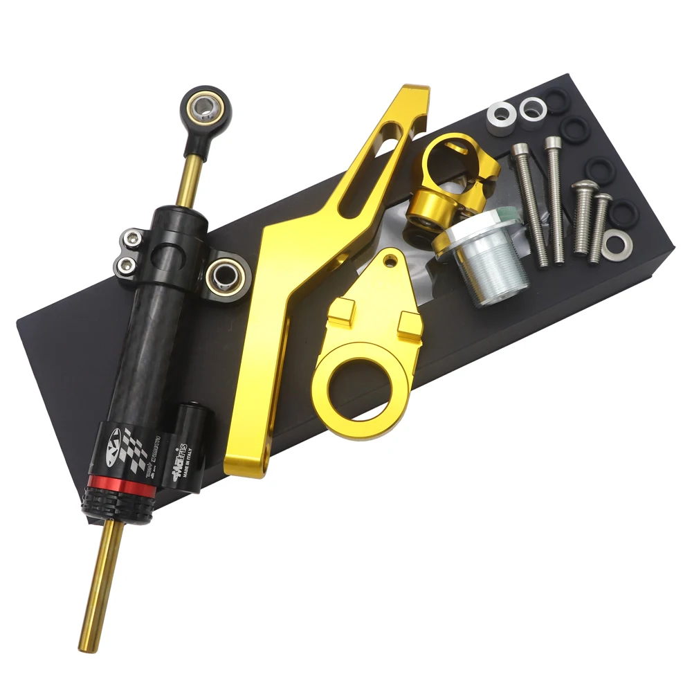 Регулируемый Линейный Обратный демпфер рулевого управления для мотоцикла с ЧПУ