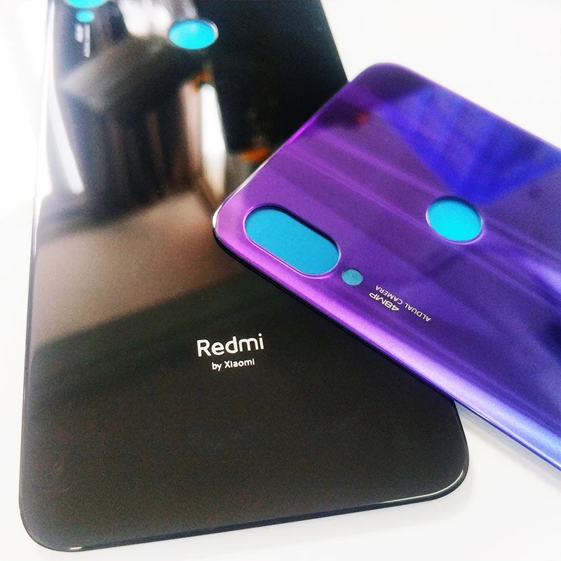 Задняя крышка Xiaomi redmi note 7 pro стеклянная батарейного отсека задняя корпуса сменная