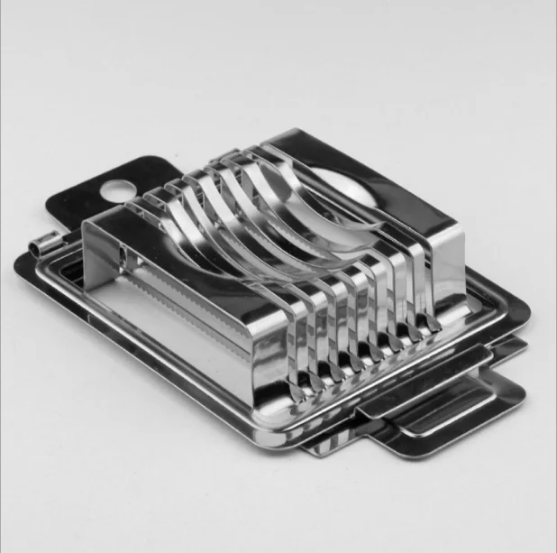 GJ 1PC Egg Cutter Stainless Steel Slicer Strawberry Metal Multifunctional Tomato Kitchen | Дом и сад