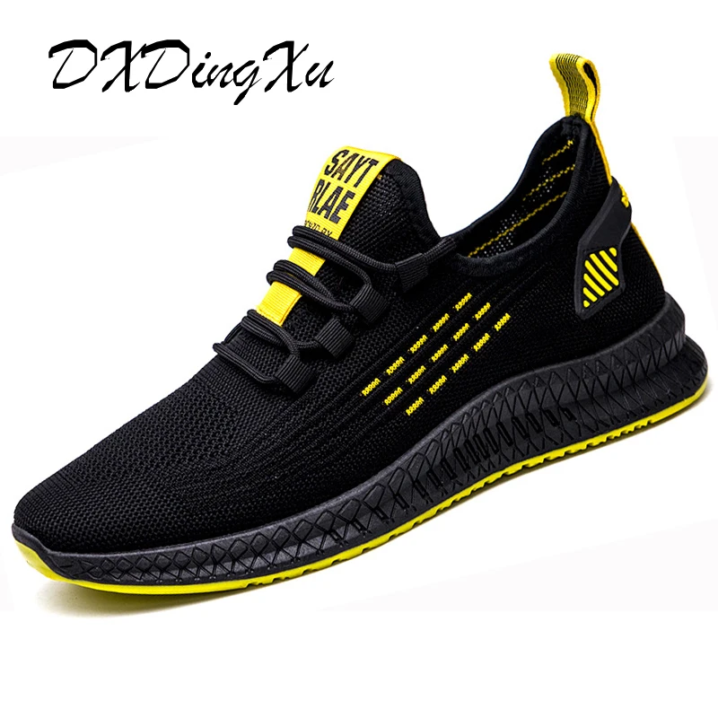 

2021 New Mesh Men Sneakers Casual Shoes Lac-up Men Shoes Lightweight Comfortable Breathable Walking Sneakers Zapatillas Hombre