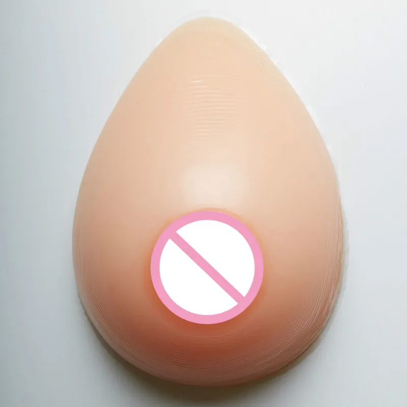 C-Cup Silicone 800g/Double Soft Silicone Breast Shape Cross-dressing Suitable for Those Who Have Fake Breasts for Mastectomy