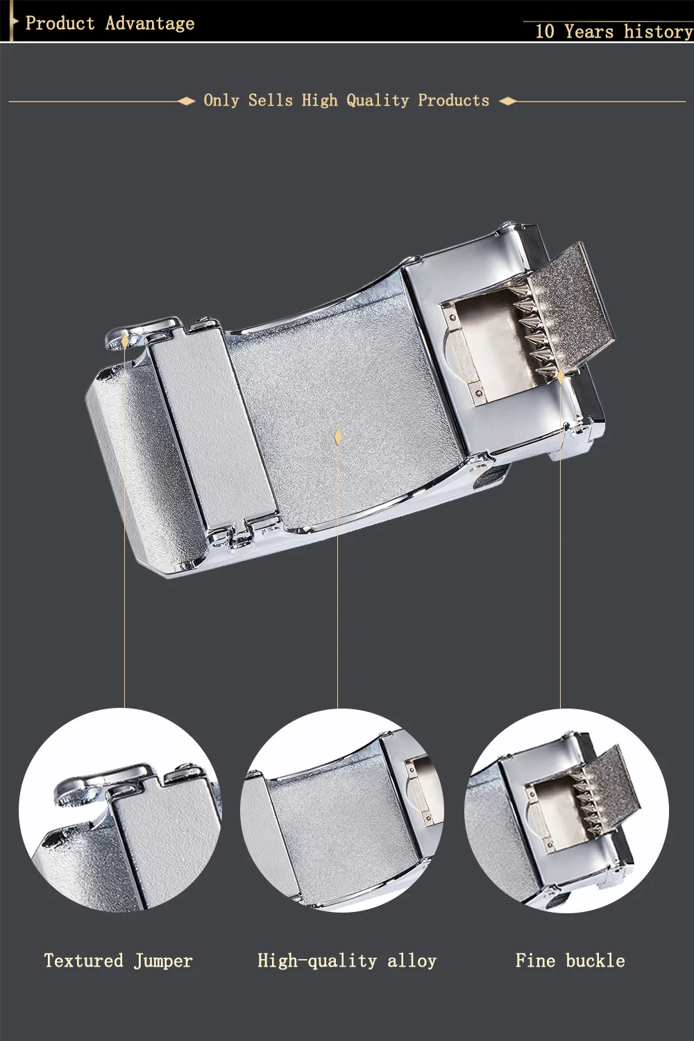 Автоматическая пряжка ремня 3 5 см Ширина мужской животный узор Черная ГОЛОВА