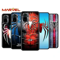 spider marvel cool for xiaomi redmi note 10 10s 9 9t 9s 9pro max 8t 8pro 8 7 6 5 pro 5a 4x 4 soft black phone case