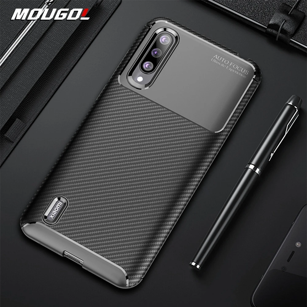 Чехлы из углеродного волокна для Xiaomi 9 Mi 9t Pro чехлы A3 A2 A1 9se 8 роскошный чехол с