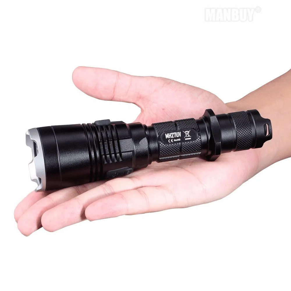 2021 NITECORE 1000LM MH27UV Тактический далеко идущие вспыш и чудо красные синие 365nm