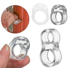 Силиконовый стоппер для двери, прозрачныйбелый, противоударный, 1 шт.