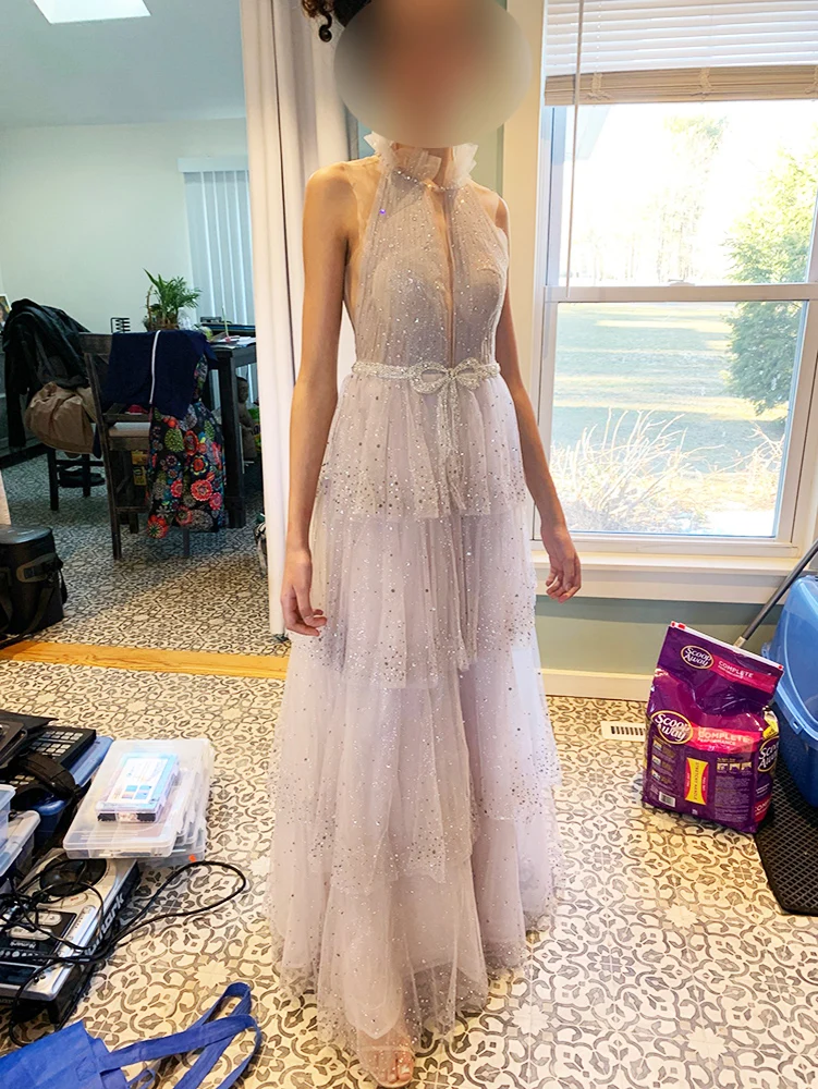

MNGRL Dubai Full Lace Long Sleeves Evening Dress 2020 Mermaid V-Neck Crystal Handmade with Side Slit Arabic Formal Party Gown