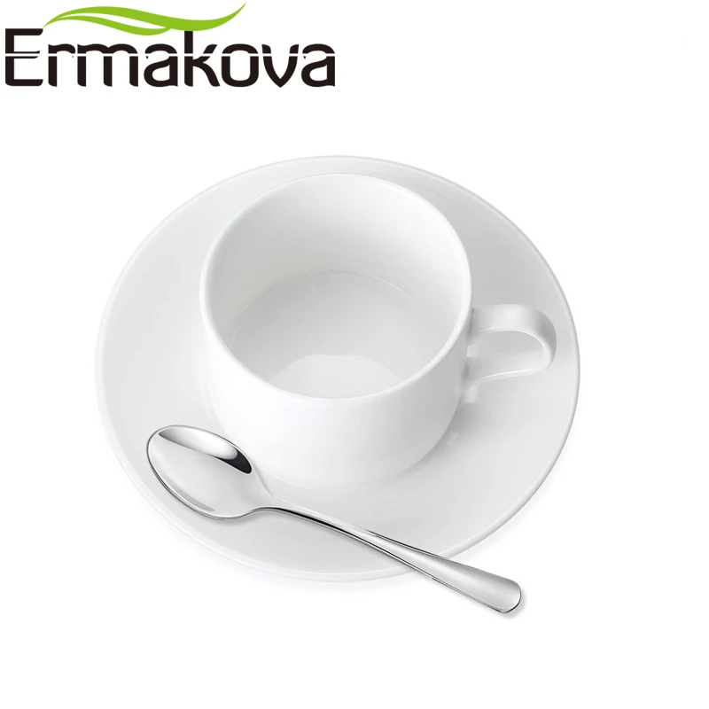 ERMAKOVA набор из 8 шт. ложка для эспрессо 4 дюйма мини Кофе маленькие бистро десерта