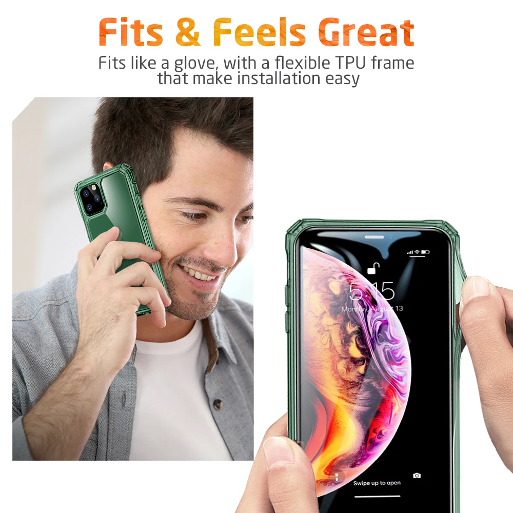 ESR противоударный чехол для iPhone 11 Pro Max, Прозрачный задний бампер, четыре угла, защитный чехол для iPhone 11 11 Pro