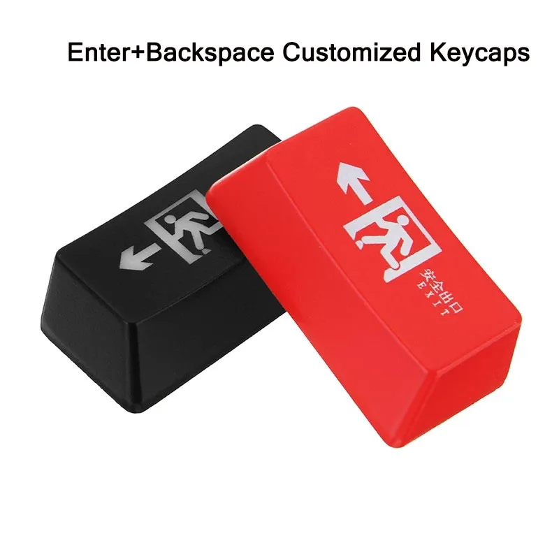 

Enter Backspace ABS Keycaps OEM Profile Mechanical Keyboard Customized Safe Exit Keycap Backlight RGB OEM Height Mx Switch