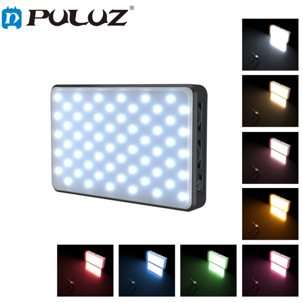 

Светодиодсветильник лампа PULUZ 2500K/ 9000K 120 LED s для прямой трансляции видео, фотосъемки, красоты, Селфи, заполнясветильник с переключаемыми филь...