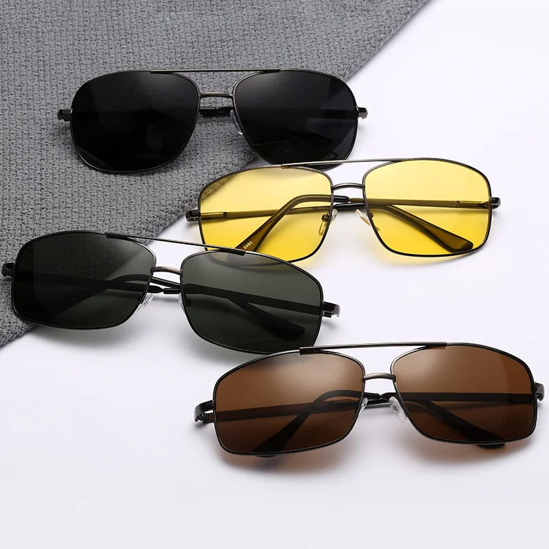 Женские/мужские солнцезащитные очки в металлической оправе цвет ассортименте |