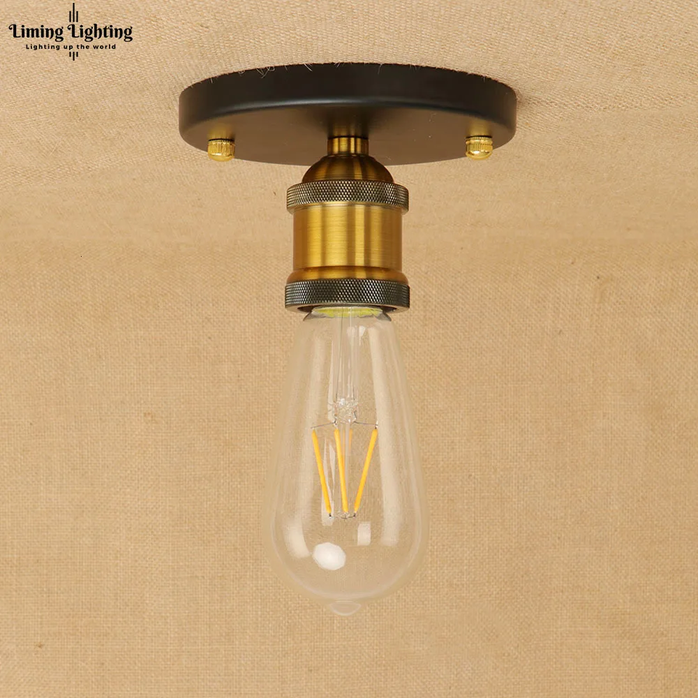 Лофт винтажные потолочные светильники Lamparas De Techo Lustre Luminaria Abajur комнатная потолочная лампа освещение Промышленное освещение для гостиной