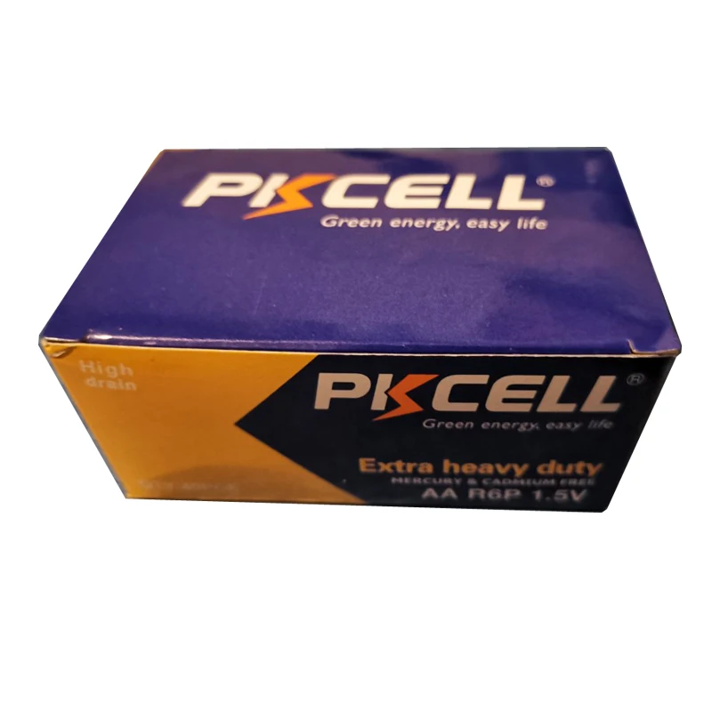 50 шт. PKCELL R6P UM3 MN1500 E91 AA Батарея aa 2a 105 мин 1 5 V сверхповышенной мощности батареи для