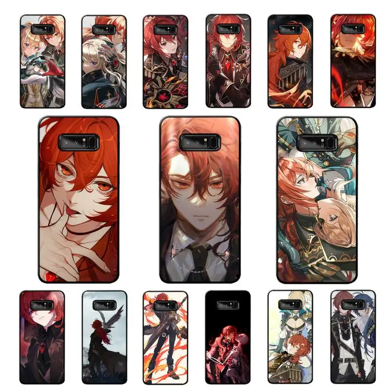 

MaiYaCa Genshin Impact Diluc Phone Case for Samsung Note 5 7 8 9 10 20 pro plus lite ultra A21 12 02