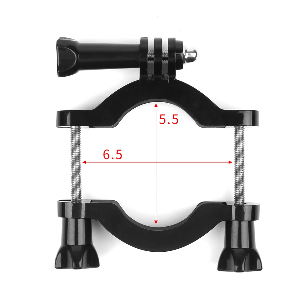 SHOOT Motorcycle Handlebar Clamp Mount for GoPro Hero 7 6 5 4 3 Session SJCAM sj 4000 5000 Yi Lite 4K+ h9 Camera Accessories | Электроника